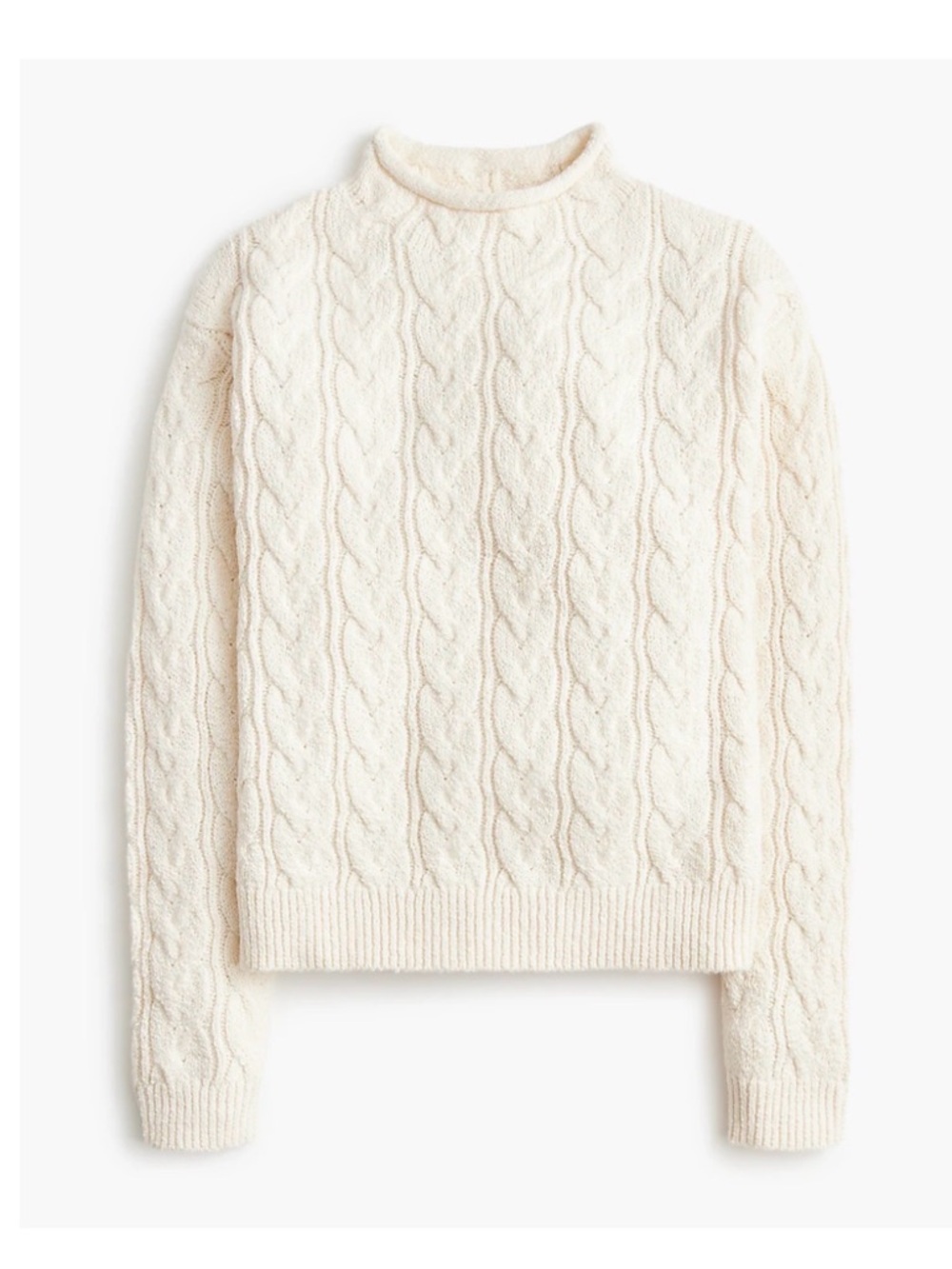 NWOT J. Crew Factory Cable-knit Sweater